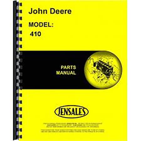 Aftermarket New Fits John Deere 410 Tractor Loader Backhoe Parts Manual RAP13102814